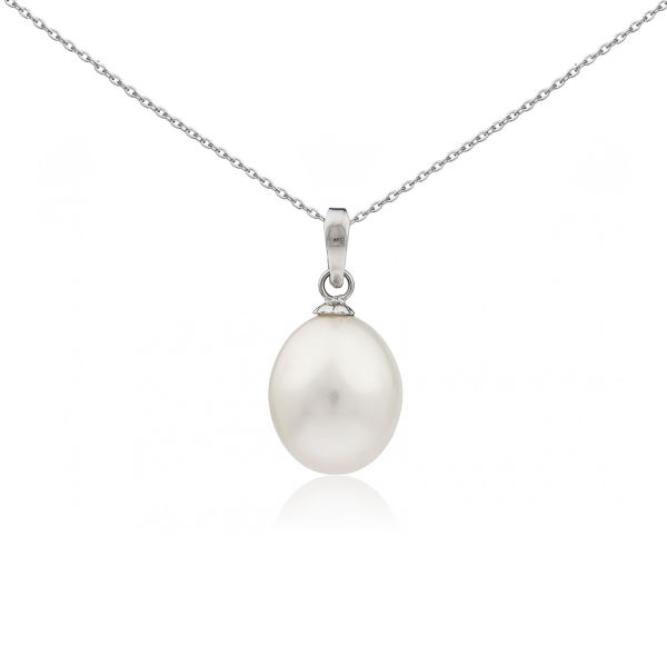 tikro balto perlo  pakabukas naturalus perlas kolje moterims ir vyrams au sidabro grandinele dovana vaikinui merginai panelei sukrai 2