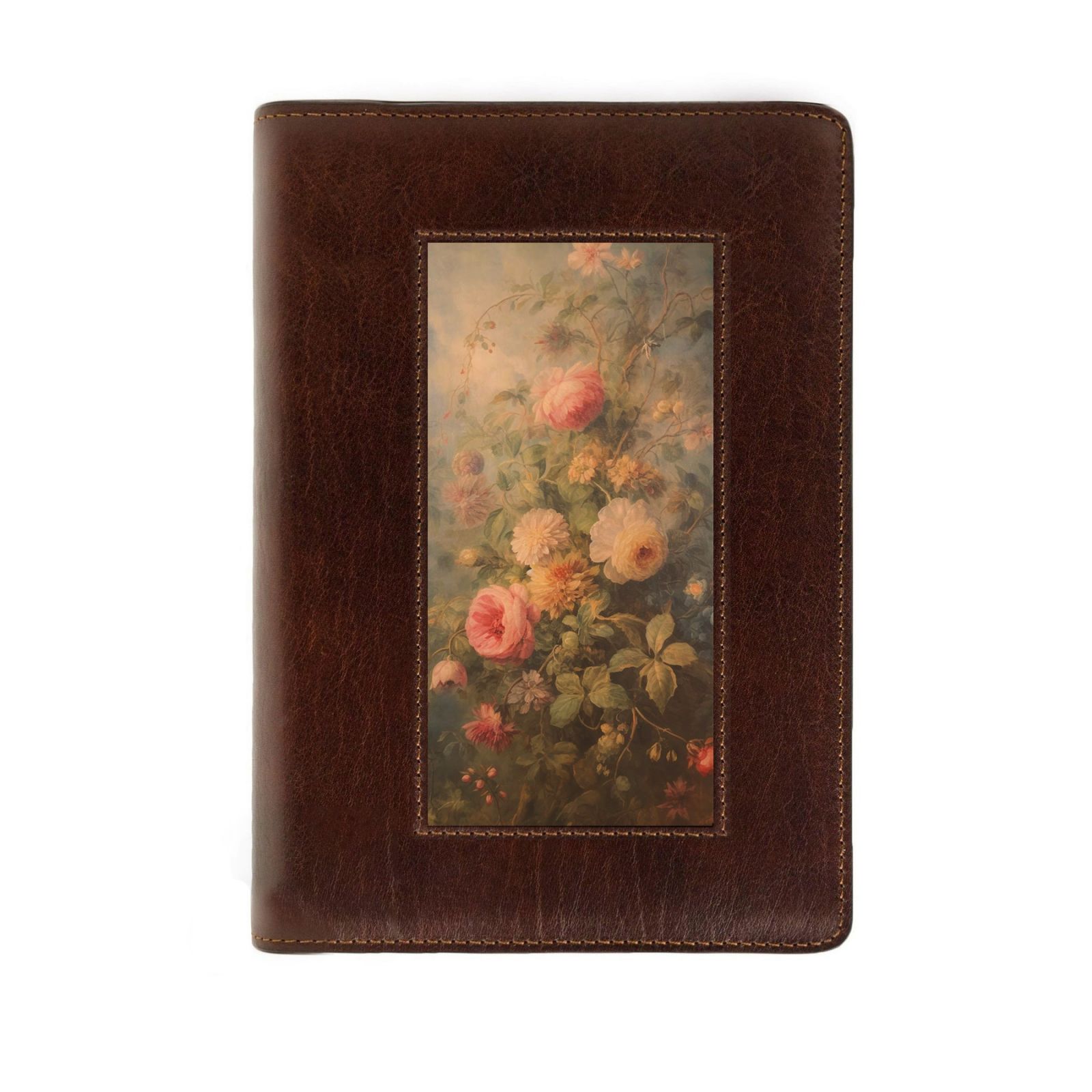 rozes gelius renesansas retro piesinys odine uzrasine virselis aplankasis odos naturalios tikros odos dovana personalizuotas deklas darbo knygai palankas is odos