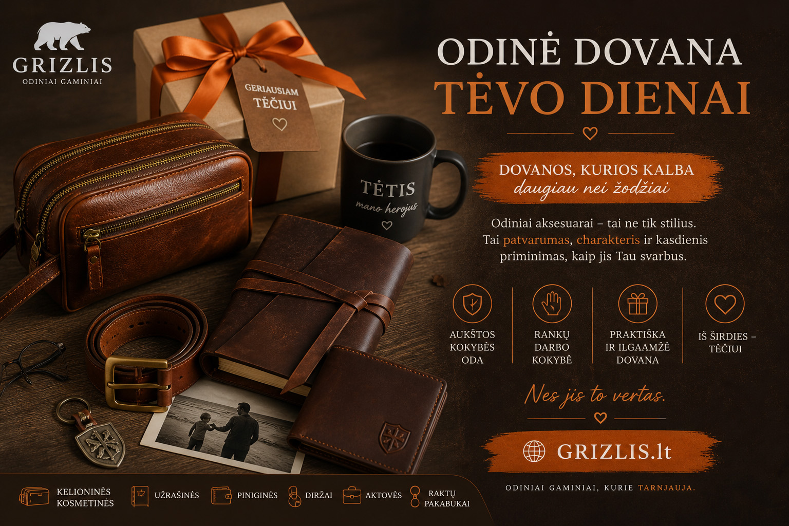grizlis.lt tevo dienos dovanos idejos